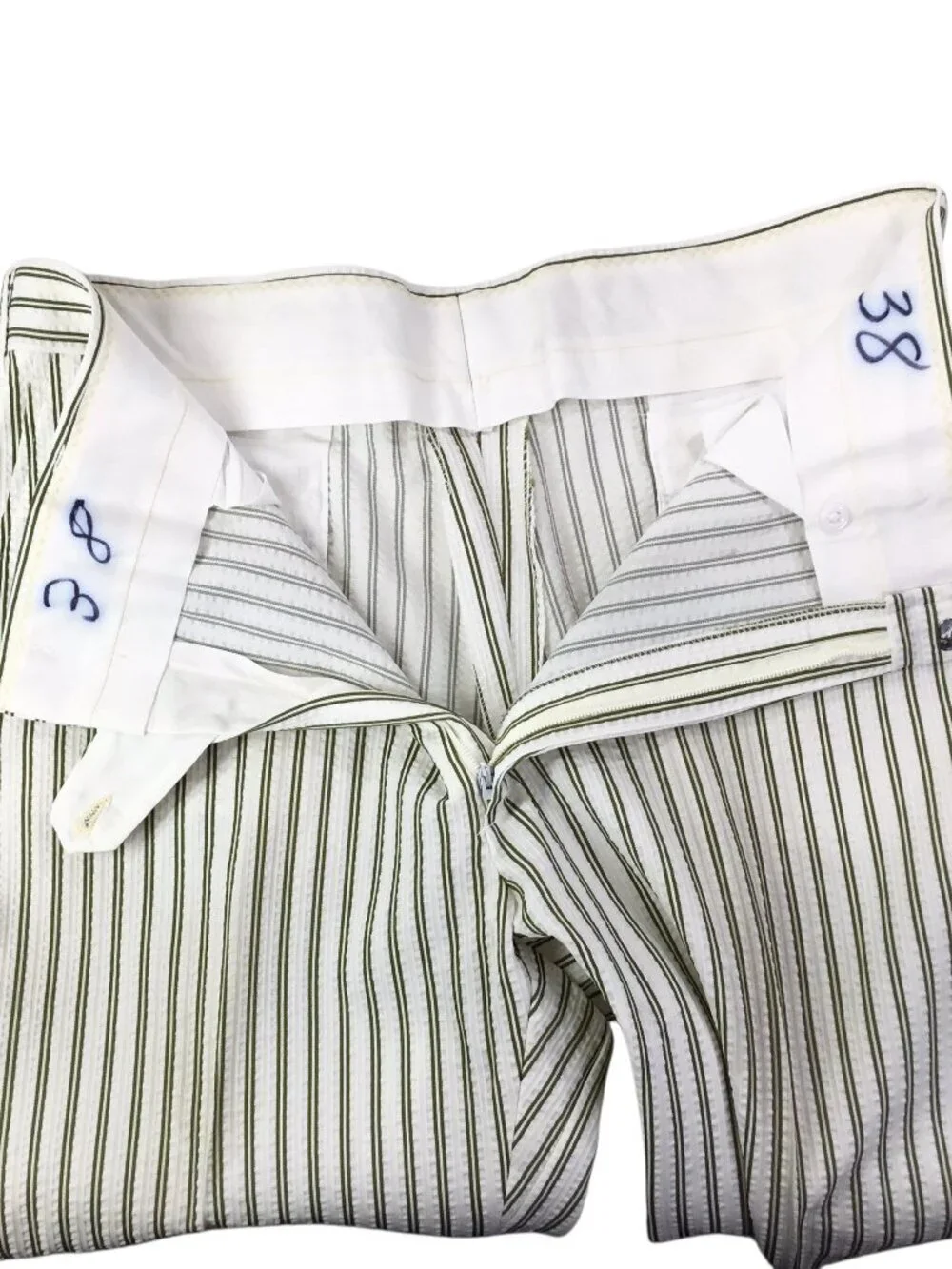 Vintage Haggar Seersucker Men's Pants NWT Stretch Textured 38 X 29 Polyester NOS